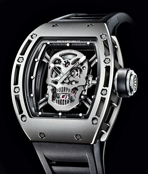 richard mille skull watch.